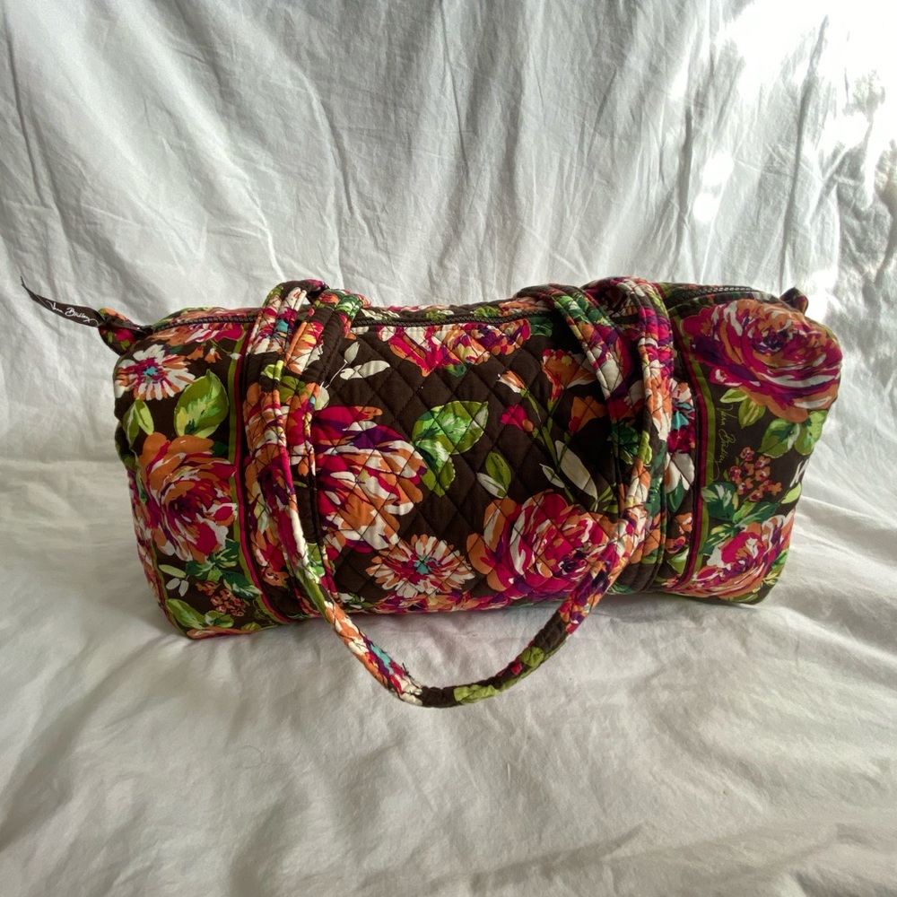 EUC Vera Bradley Small Duffle in English Rose